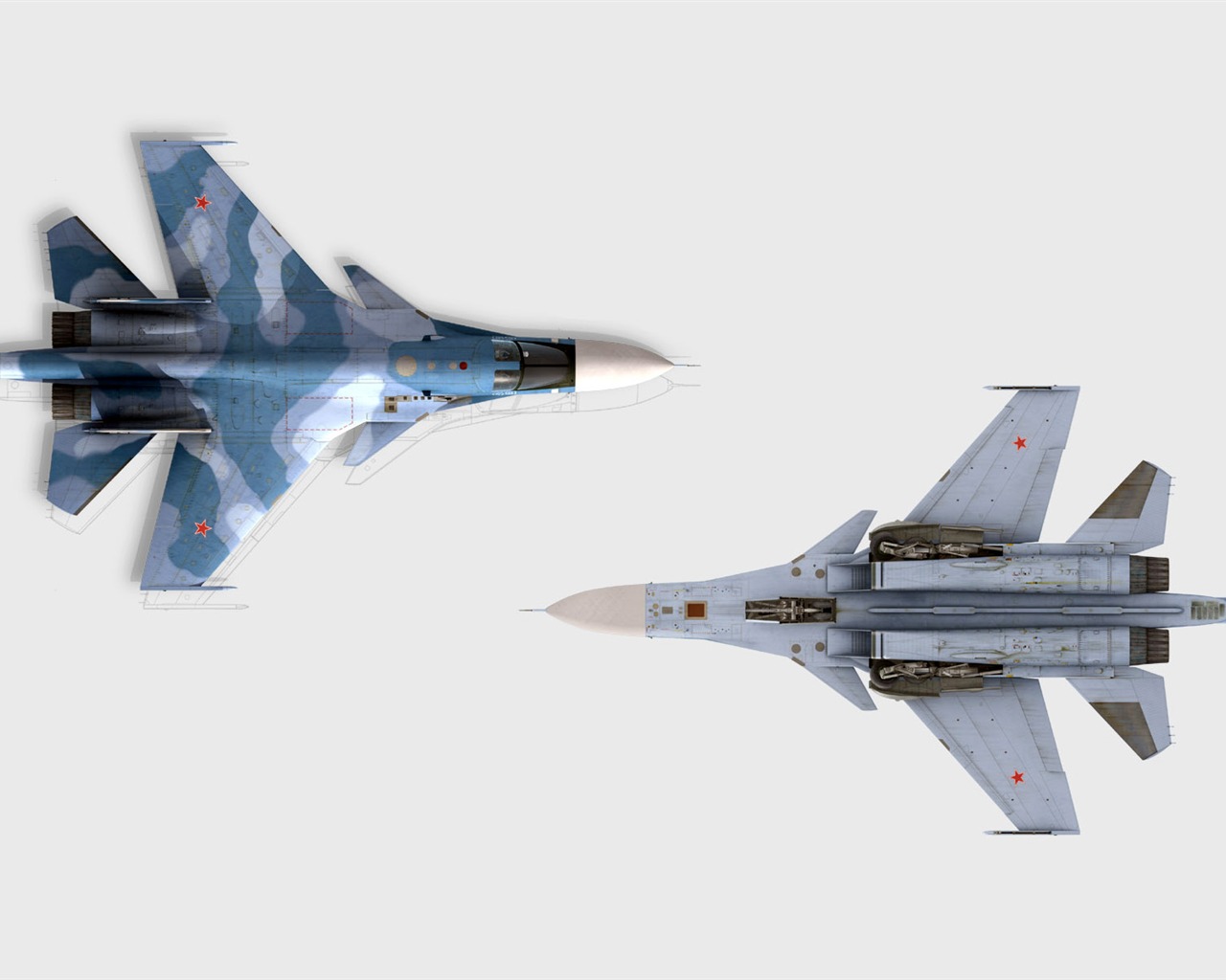CG Wallpaper Militärflugzeugen #5 - 1280x1024