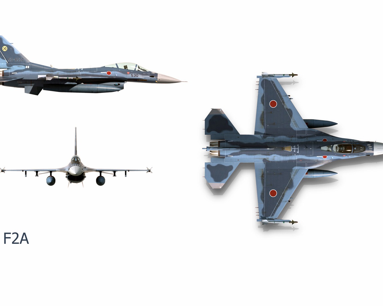 CG wallpaper vojenská letadla #15 - 1280x1024