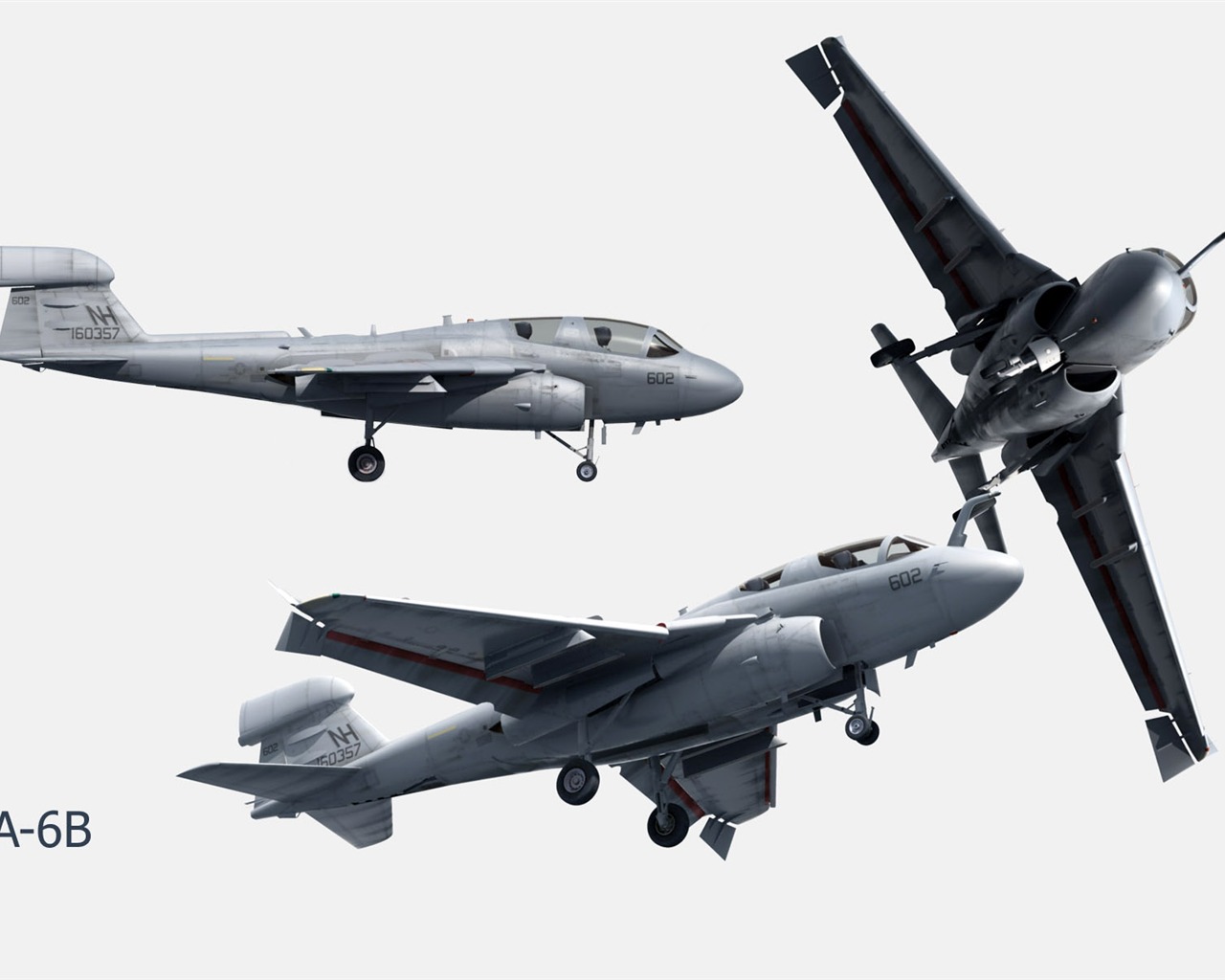 CG обои военных самолетов #18 - 1280x1024