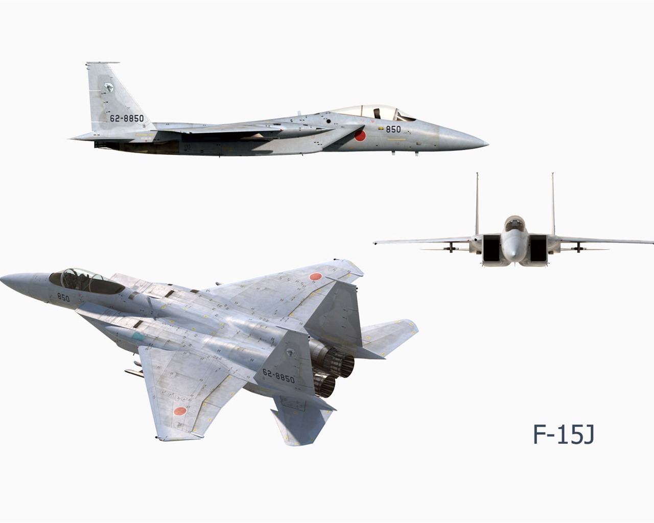 CG wallpaper vojenská letadla #22 - 1280x1024
