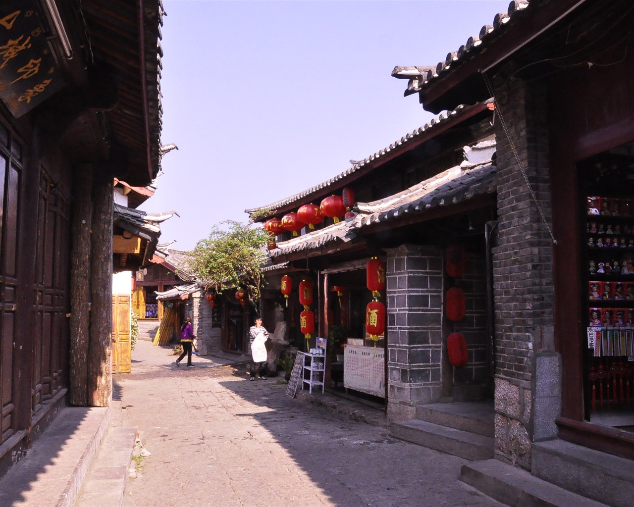 Lijiang ancient town atmosphere (1) (old Hong OK works) #32 - 1280x1024