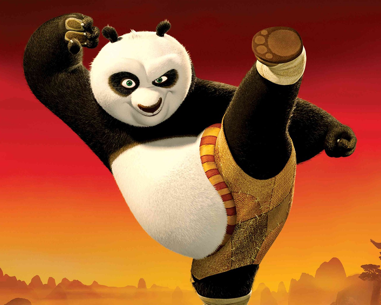 Kung Fu Panda HD обои #2 - 1280x1024