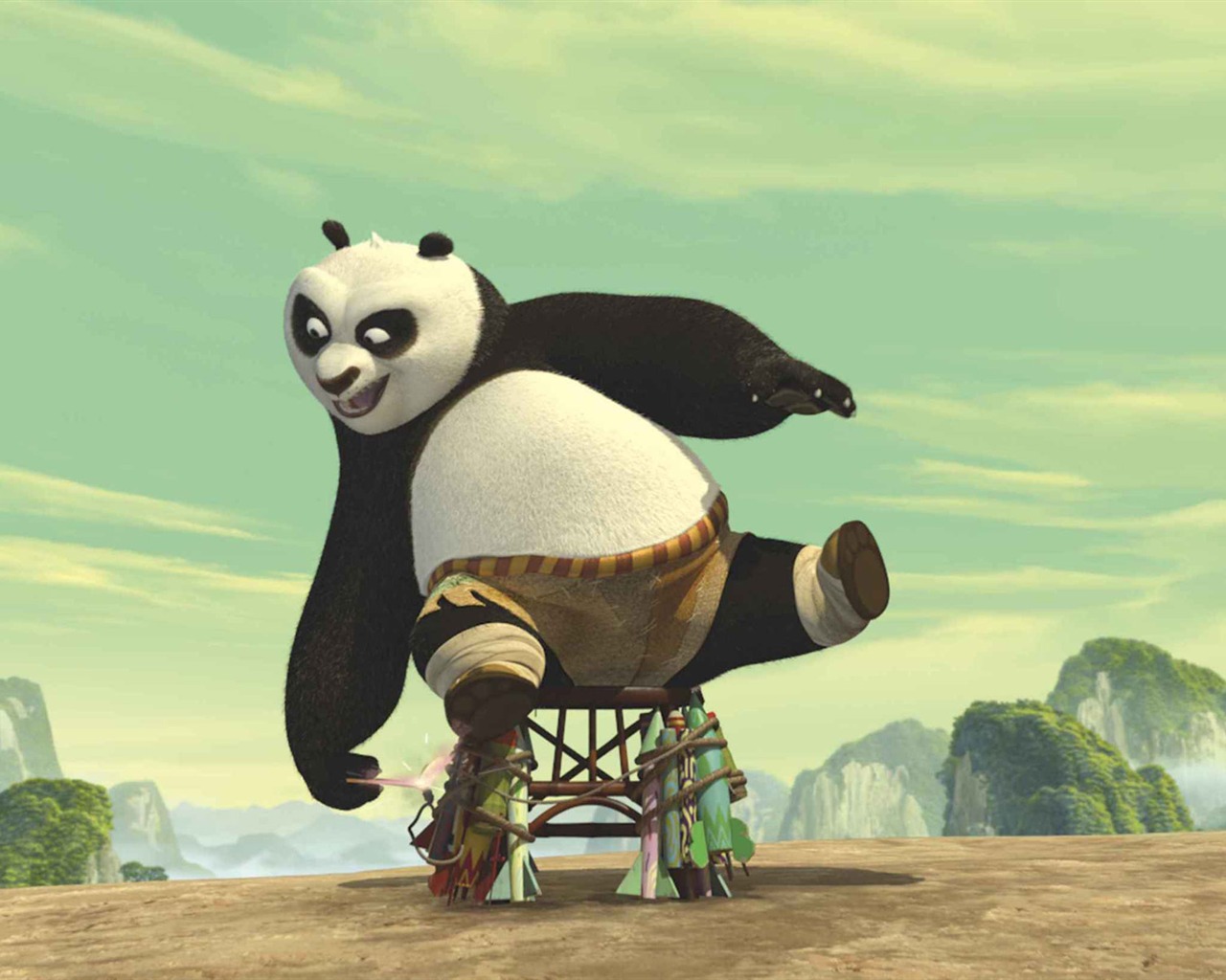 Kung Fu Panda HD обои #11 - 1280x1024