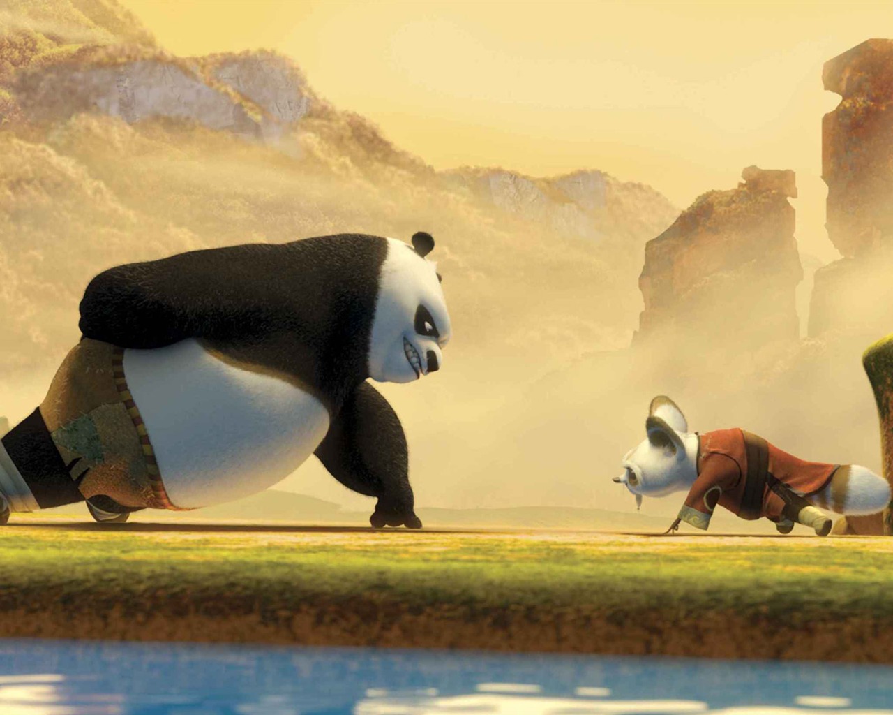 Kung Fu Panda HD обои #14 - 1280x1024