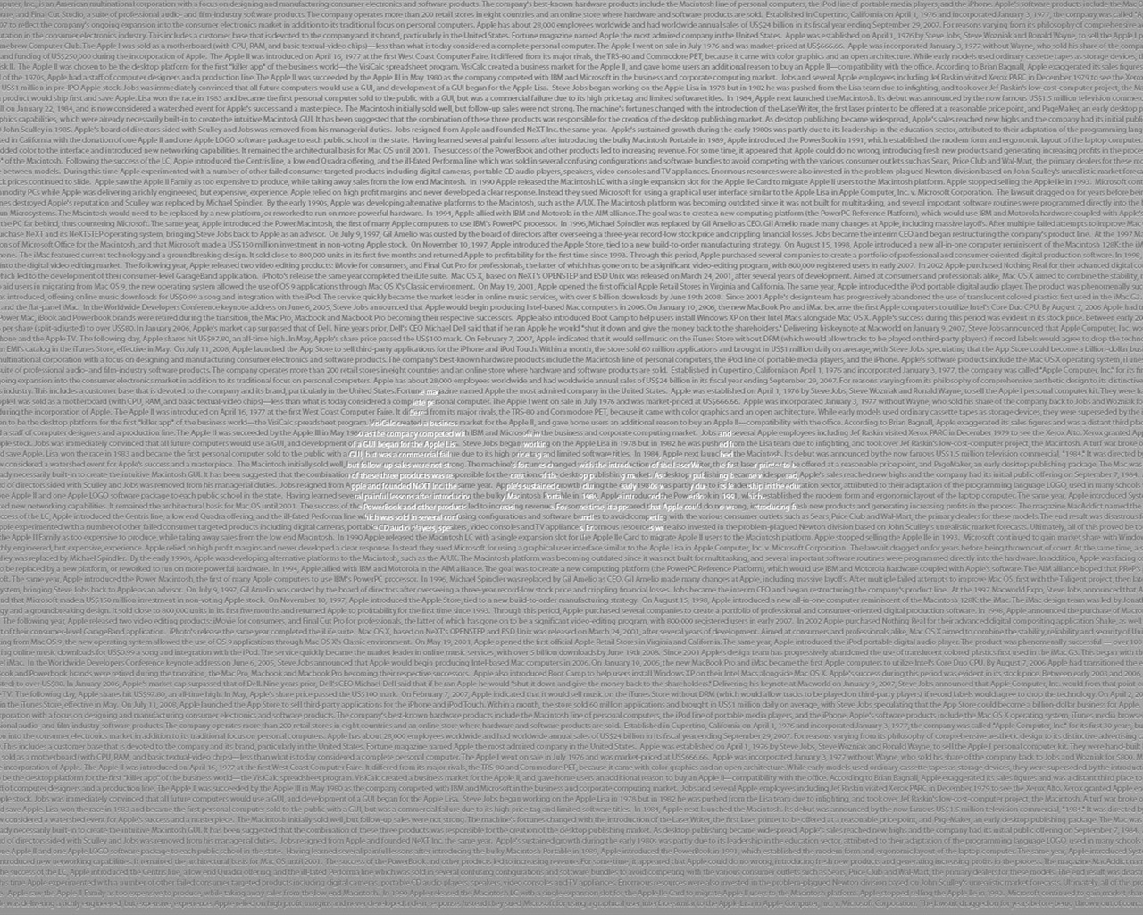 Apple Thema Tapete Album (31) #5 - 1280x1024