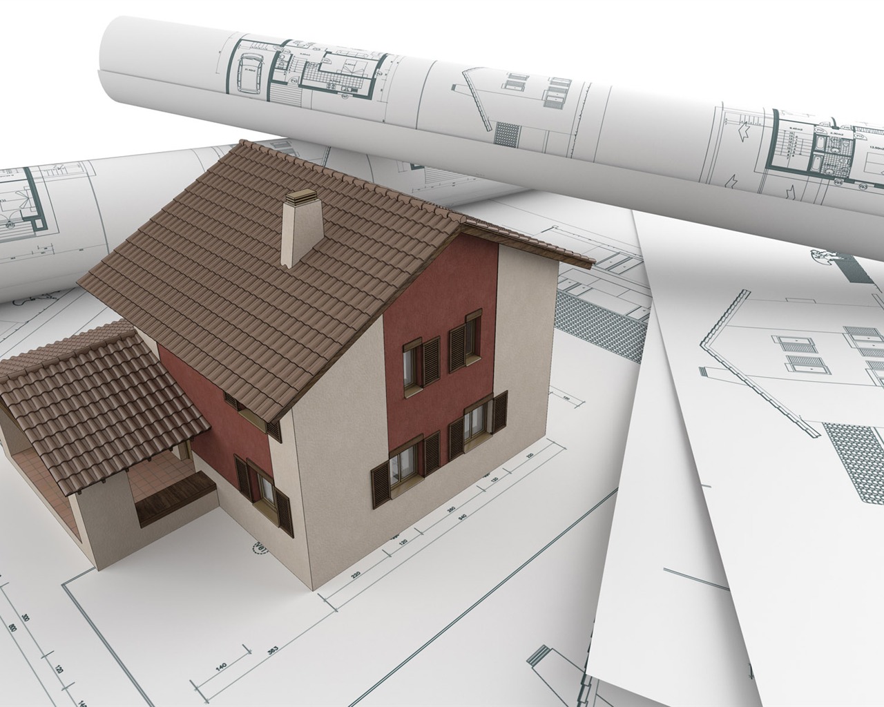 3D 建筑设计 壁纸(一)4 - 1280x1024