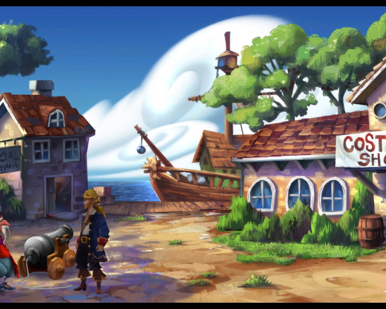 Monkey Island game wallpaper #17 - 1280x1024