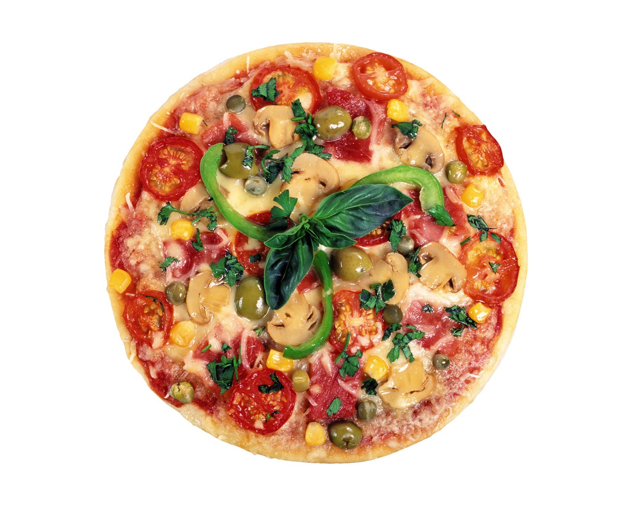 피자 식품 월페이퍼 (3) #3 - 1280x1024