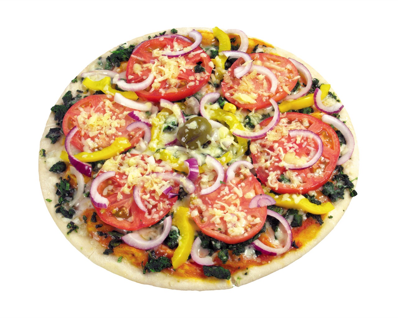 Pizza Jídlo tapety (3) #4 - 1280x1024