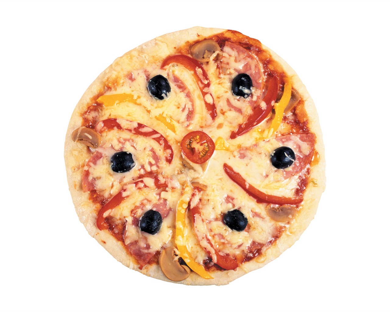 Pizza Jídlo tapety (3) #12 - 1280x1024