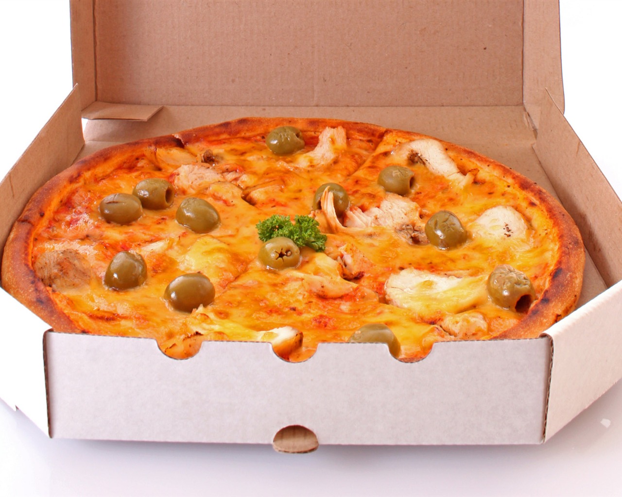 Pizza Jídlo tapety (3) #13 - 1280x1024