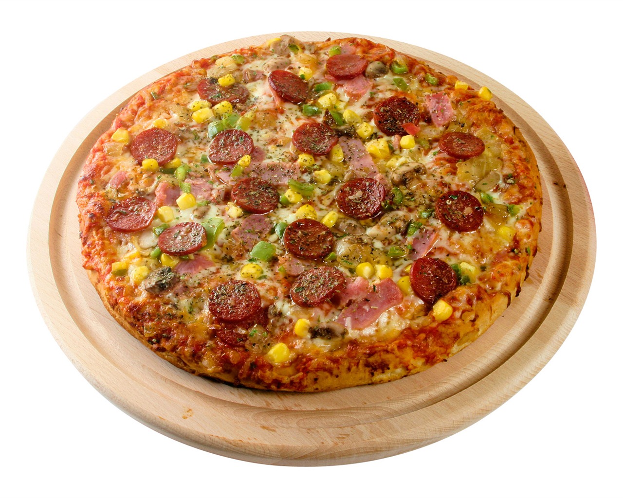 Pizza Jídlo tapety (3) #18 - 1280x1024
