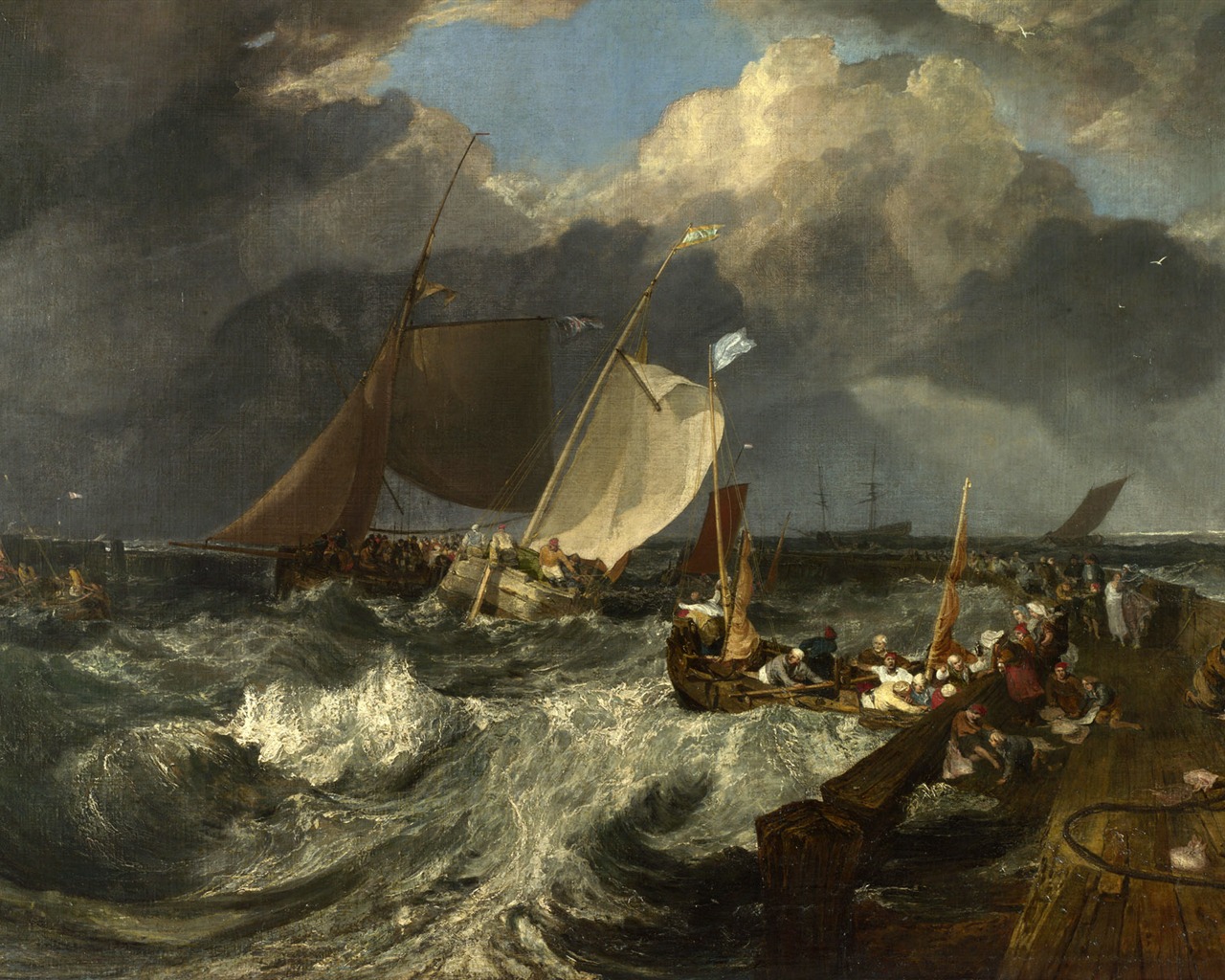 倫敦畫廊帆船 壁紙(一) #13 - 1280x1024