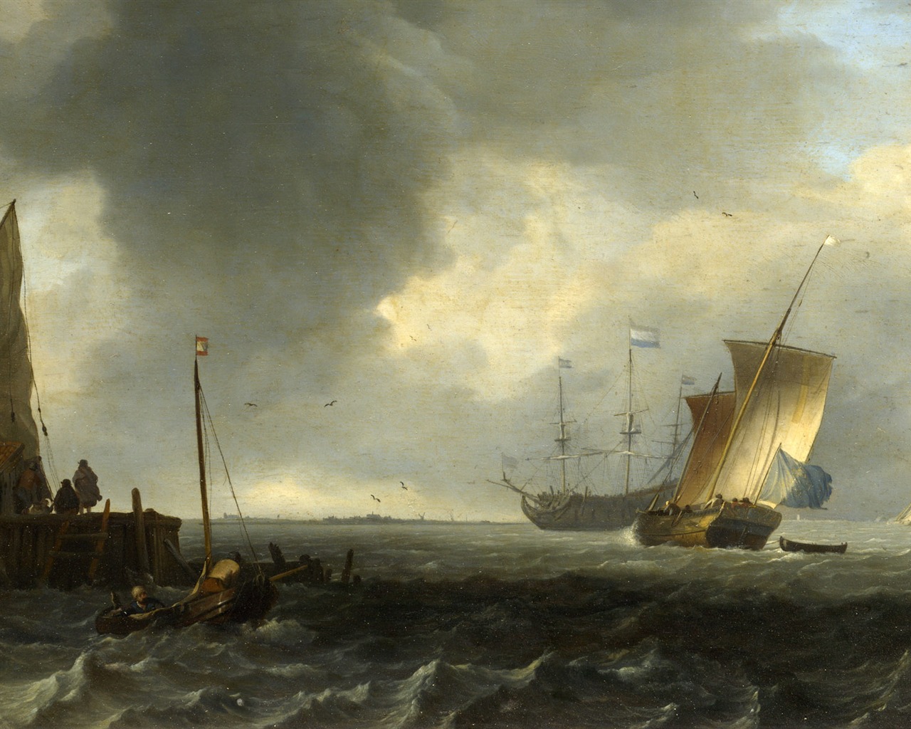 倫敦畫廊帆船 壁紙(一) #16 - 1280x1024