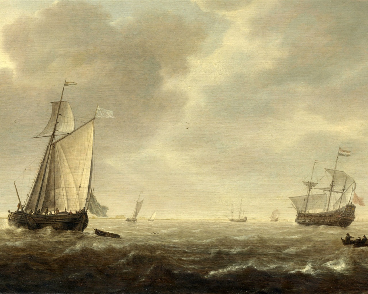 倫敦畫廊帆船 壁紙(一) #18 - 1280x1024