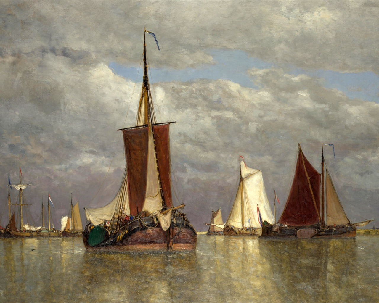 倫敦畫廊帆船 壁紙(一) #19 - 1280x1024