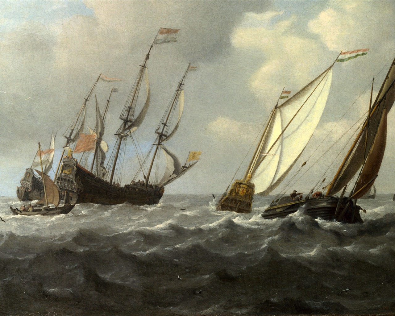 伦敦画廊帆船 壁纸(二)1 - 1280x1024