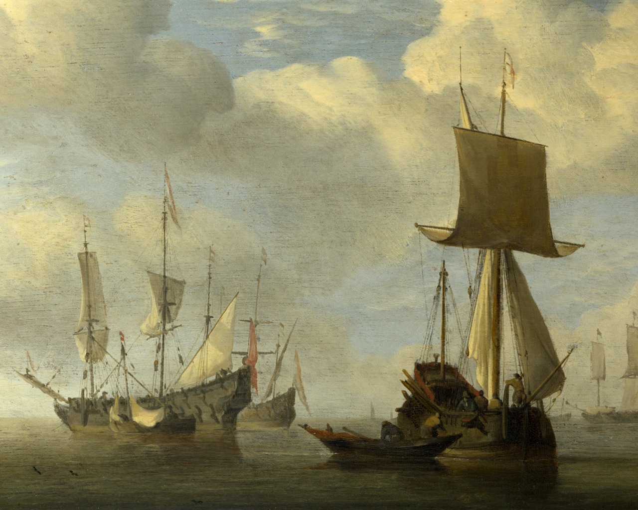 伦敦画廊帆船 壁纸(二)5 - 1280x1024