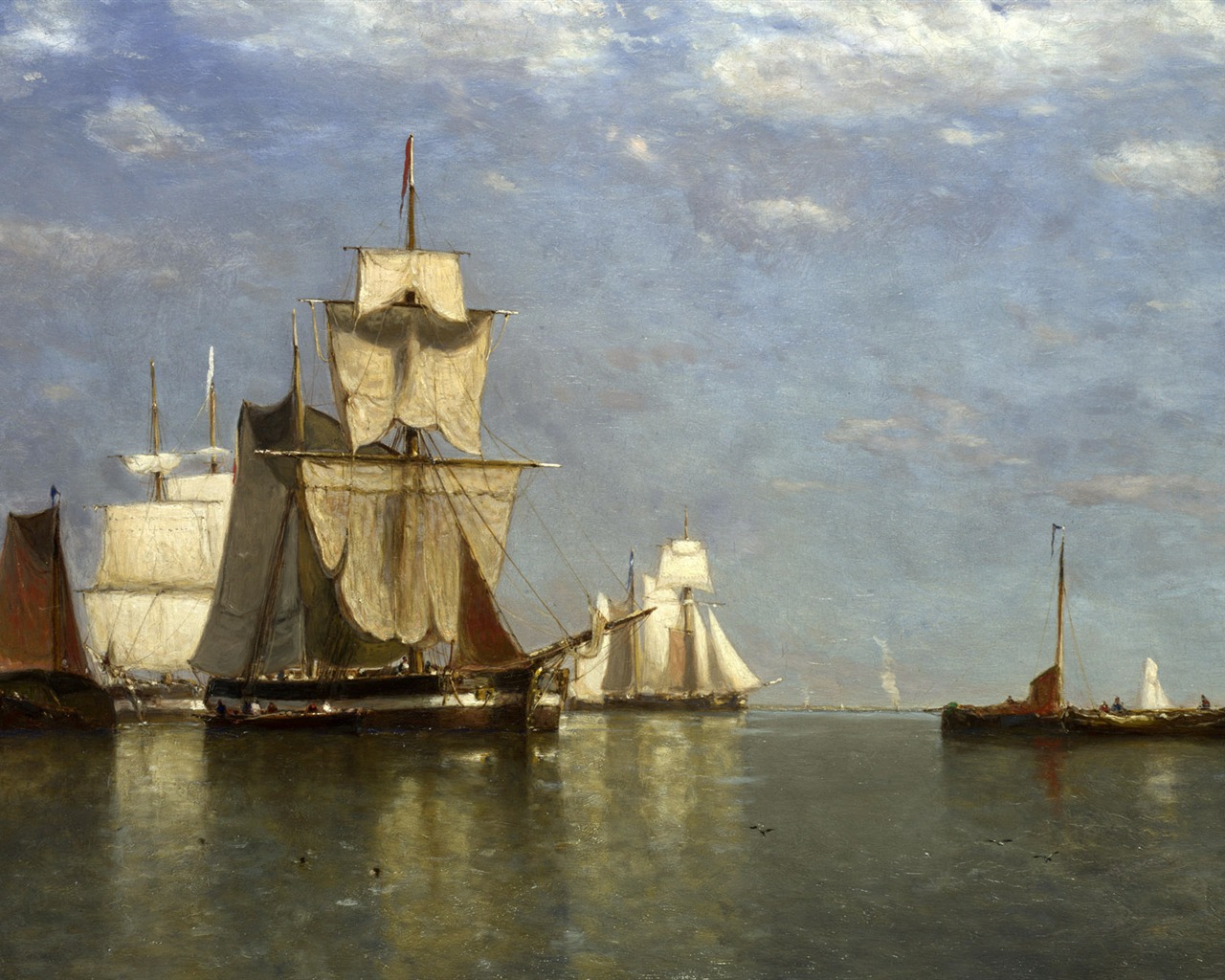 伦敦画廊帆船 壁纸(二)11 - 1280x1024