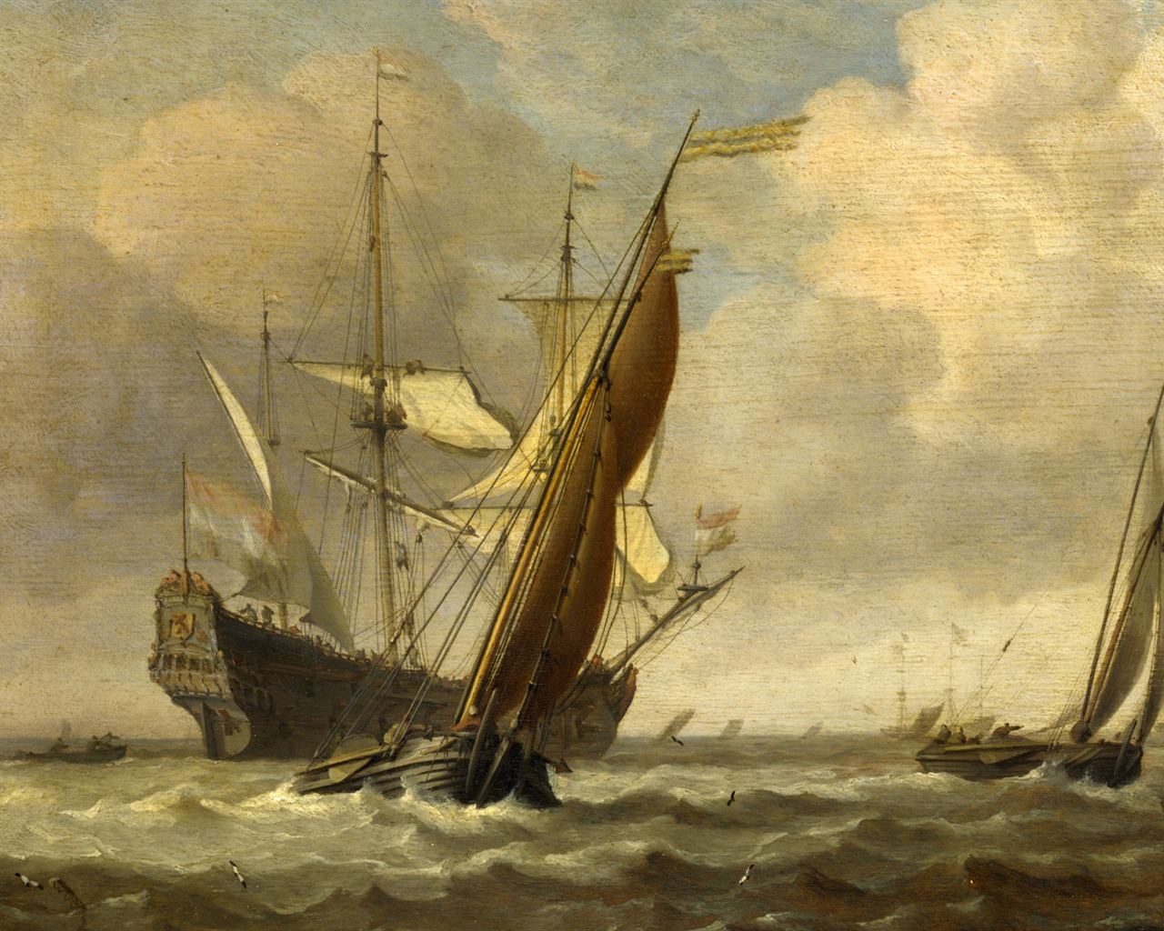 伦敦画廊帆船 壁纸(二)19 - 1280x1024