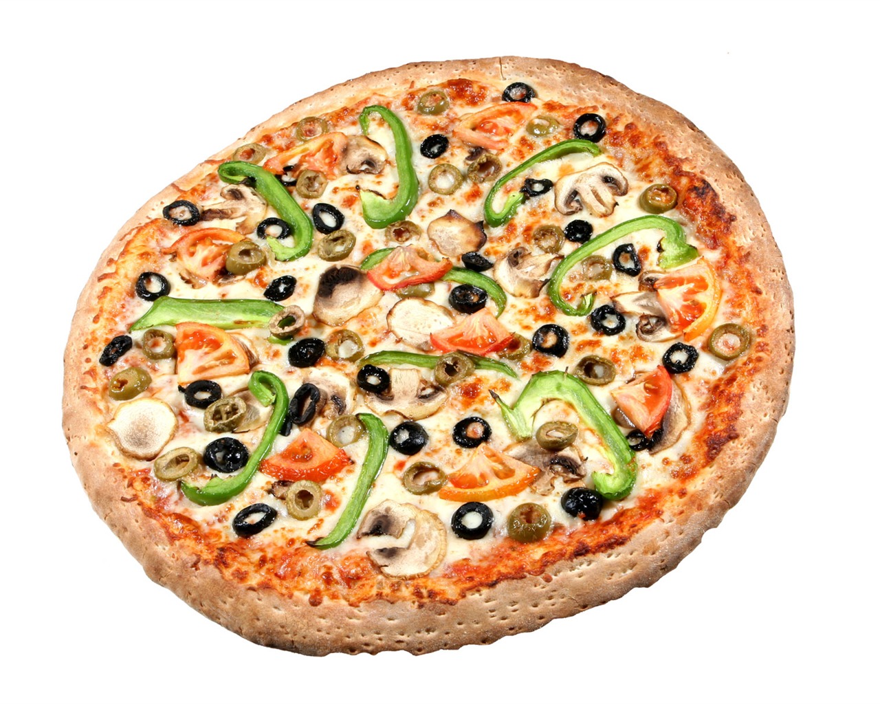 Pizza Jídlo tapety (4) #8 - 1280x1024