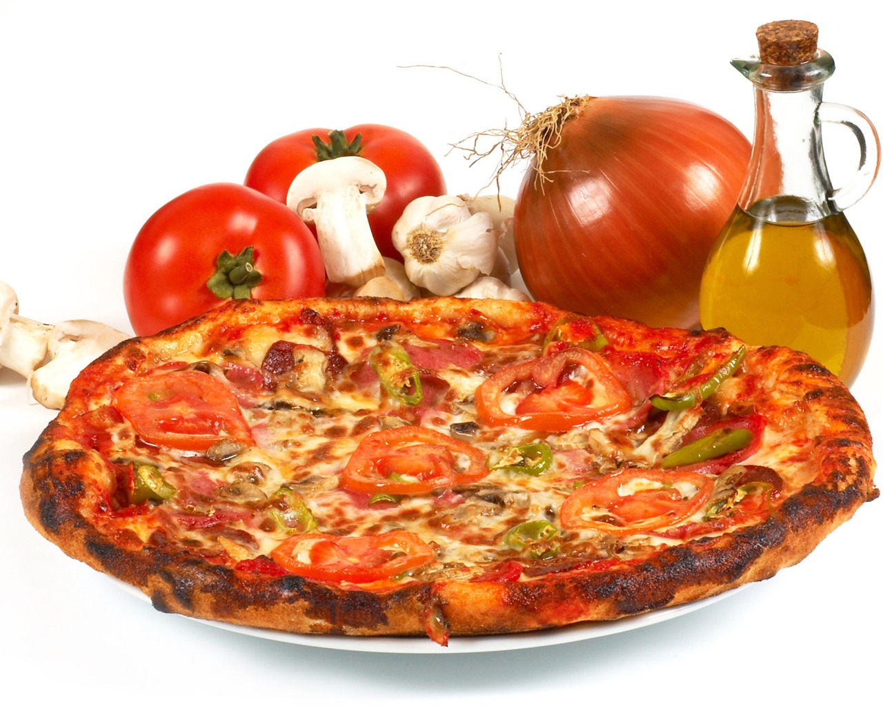 피자 식품 월페이퍼 (4) #16 - 1280x1024