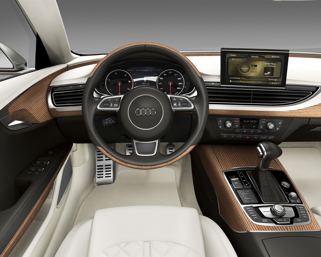 concepto de fondo de pantalla de coches Audi (2) #11 - 1280x1024
