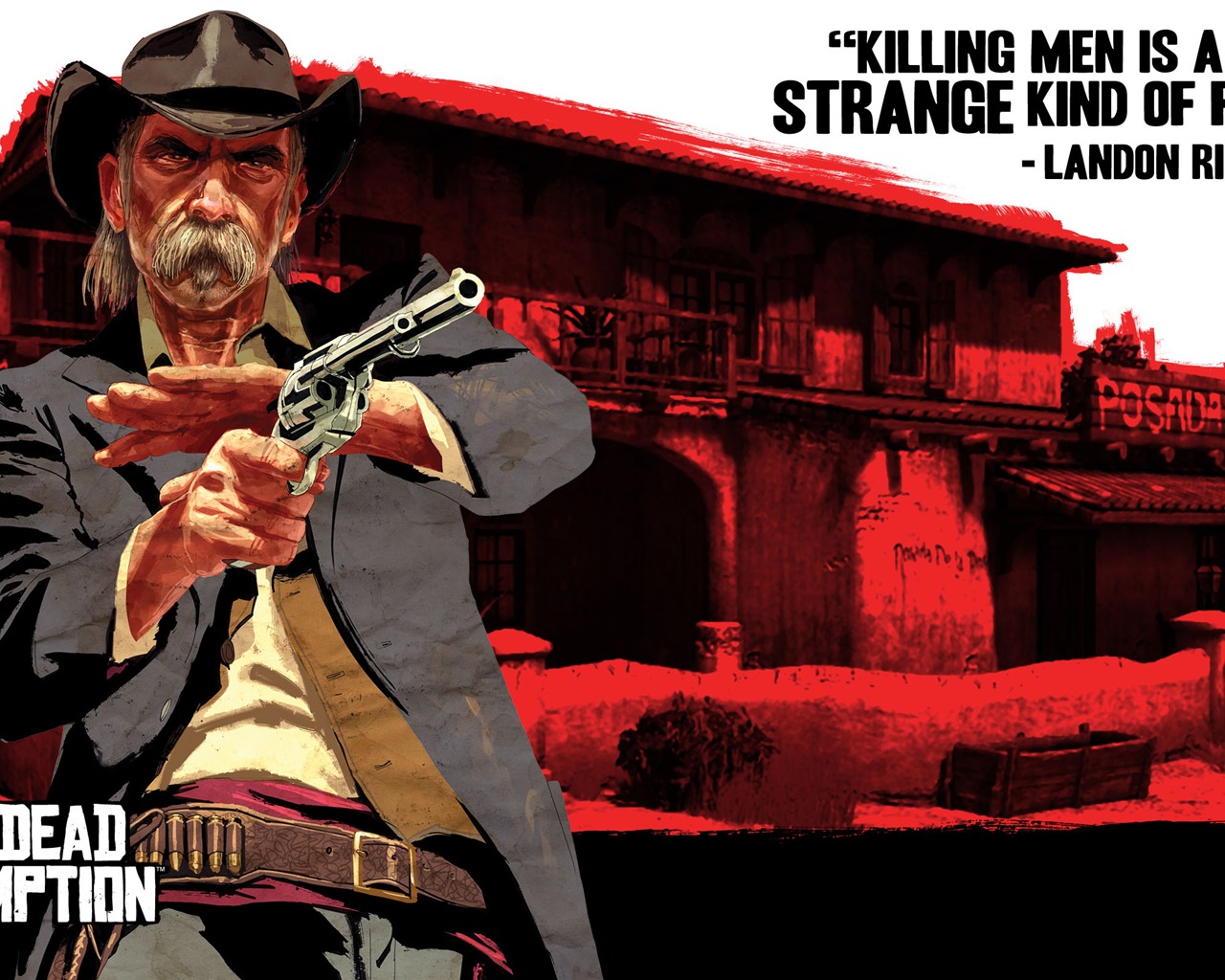 Red Dead Redemption HD papel tapiz #17 - 1280x1024