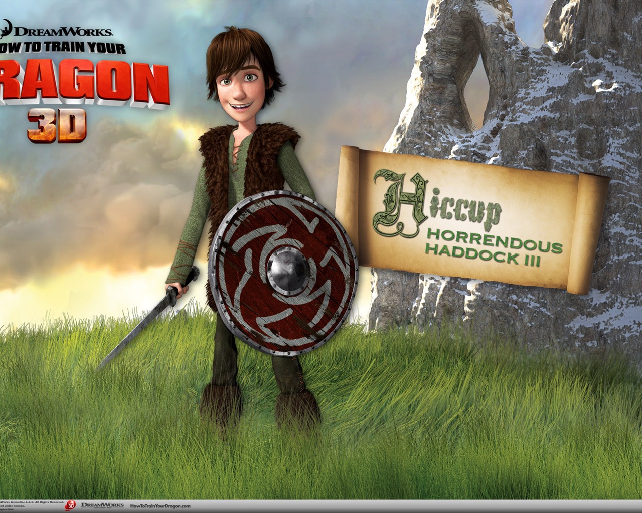 How to Train Your Dragon 驯龙高手 高清壁纸19 - 1280x1024