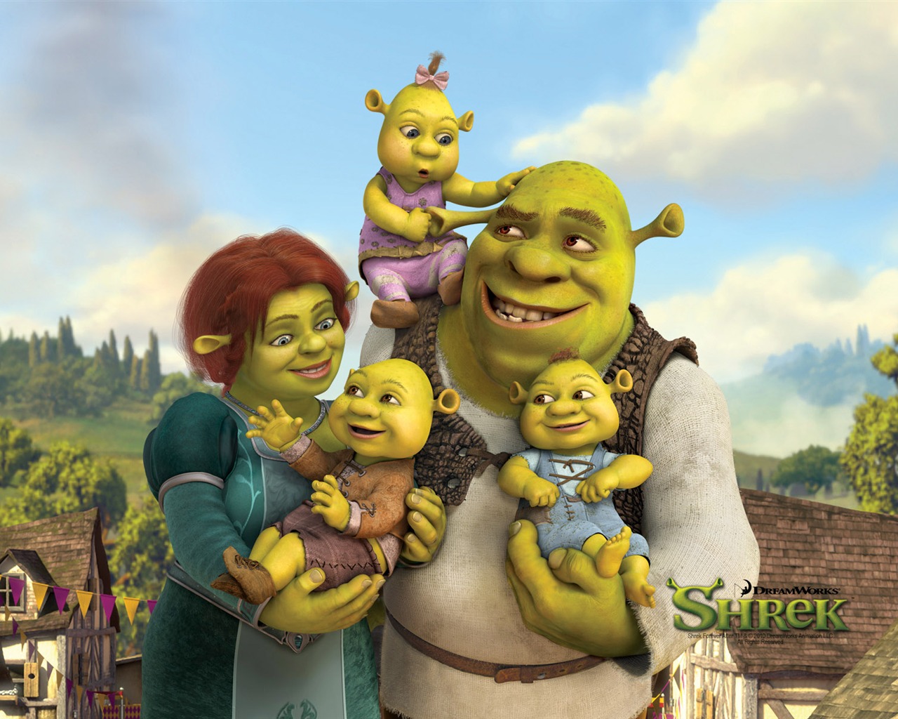 Shrek Forever After écran HD #1 - 1280x1024