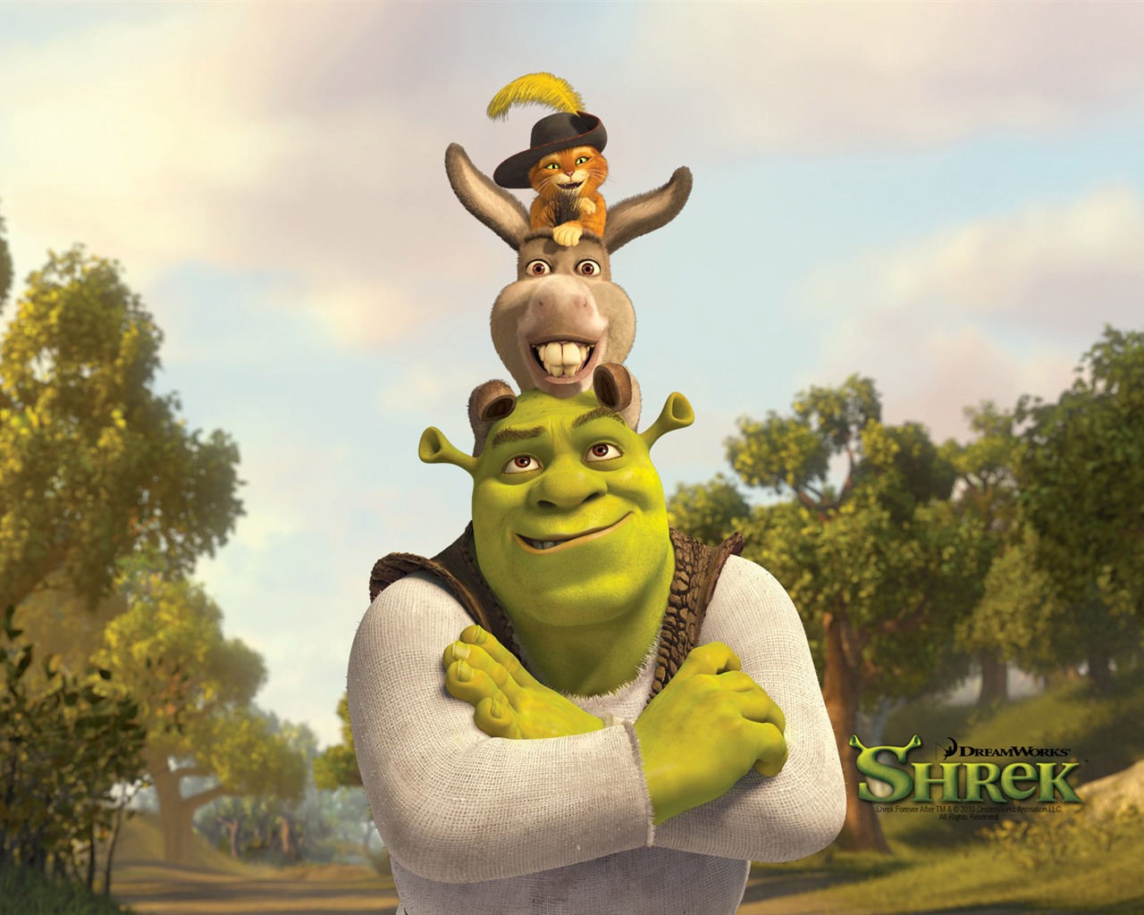 Shrek Forever After 怪物史莱克4 高清壁纸11 - 1280x1024