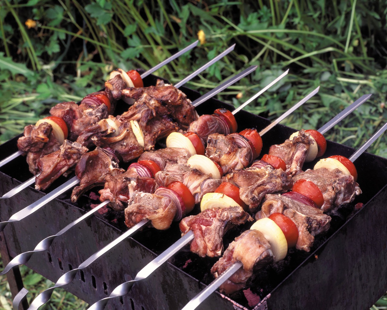 Delicious barbecue wallpaper (4) #13 - 1280x1024