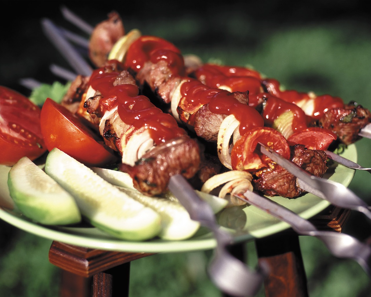 Delicious barbecue wallpaper (4) #14 - 1280x1024