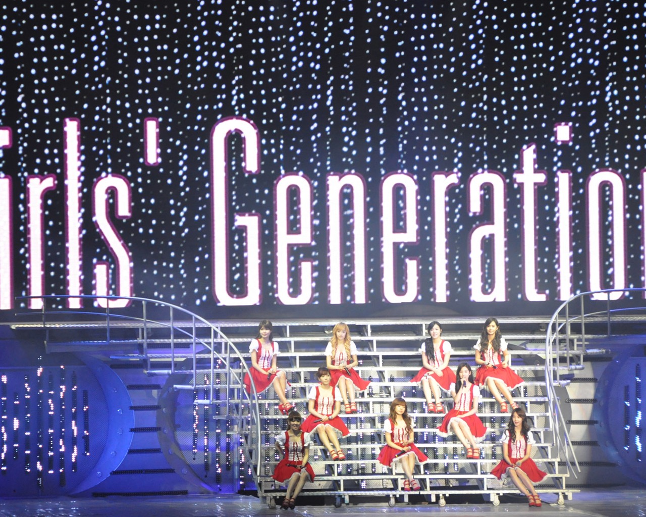 Fond d'écran Girls Generation concert (2) #9 - 1280x1024