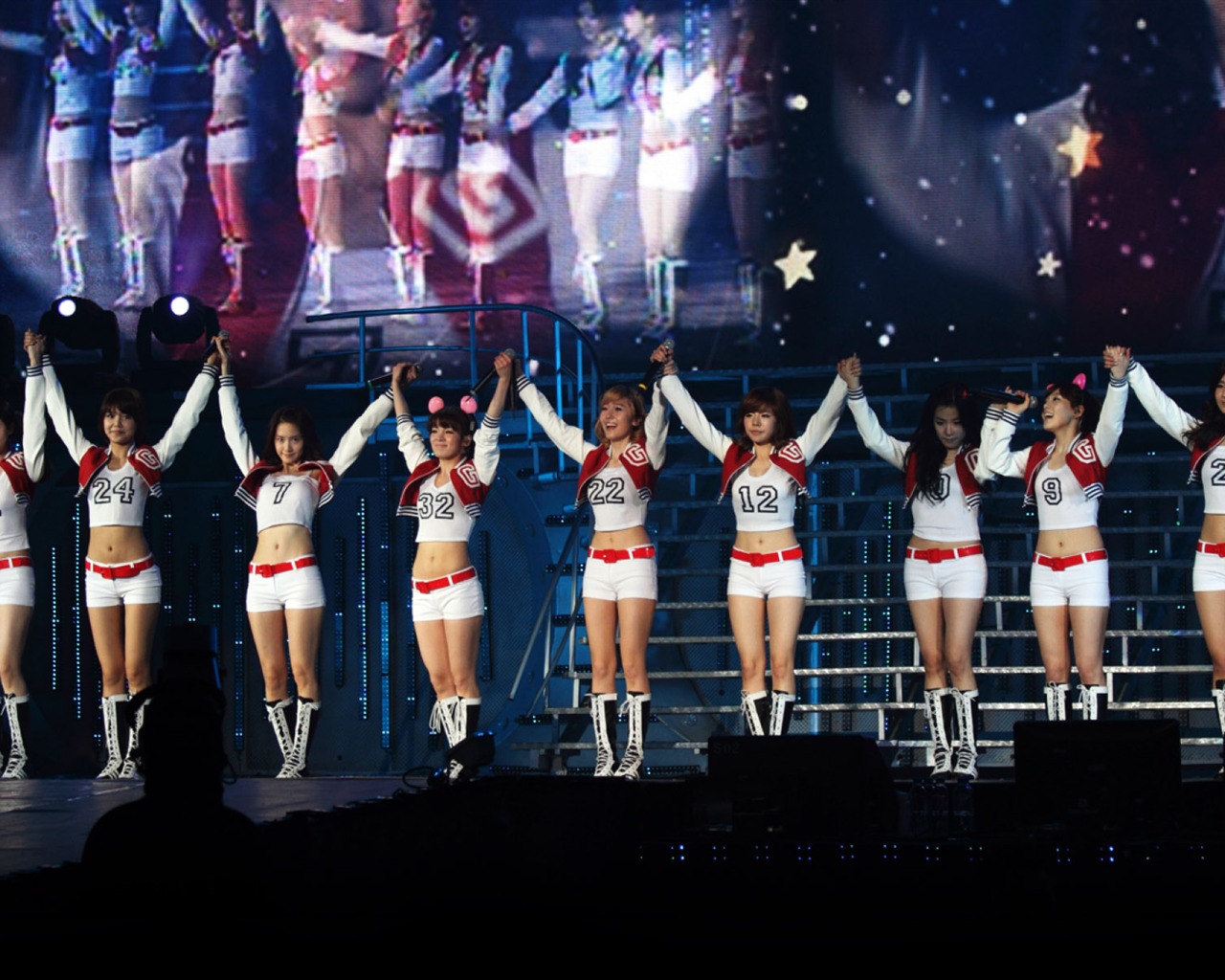 Fond d'écran Girls Generation concert (2) #16 - 1280x1024