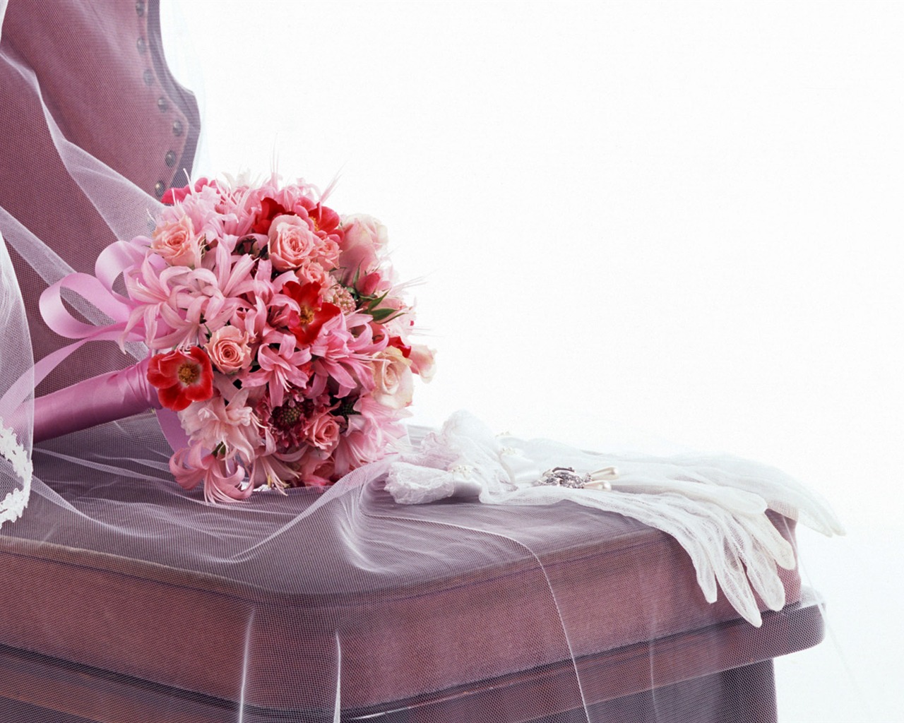Svatby a květiny tapety (1) #8 - 1280x1024