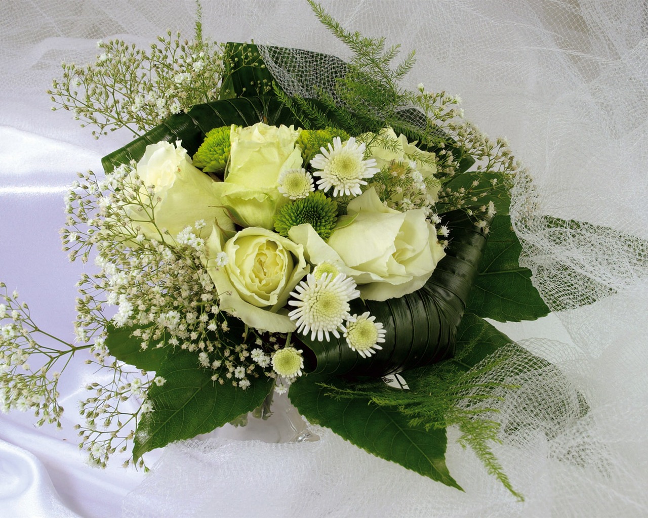 Svatby a květiny tapety (1) #13 - 1280x1024