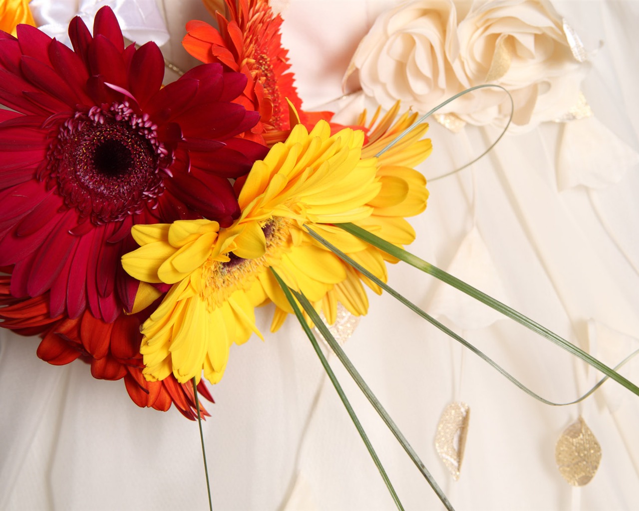 Svatby a květiny tapety (2) #8 - 1280x1024