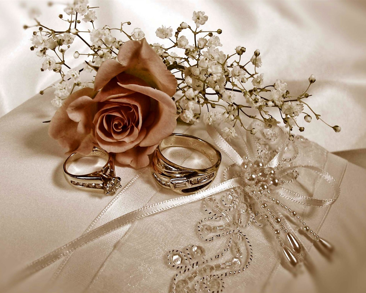 Mariage et papier peint anneau de mariage (1) #13 - 1280x1024