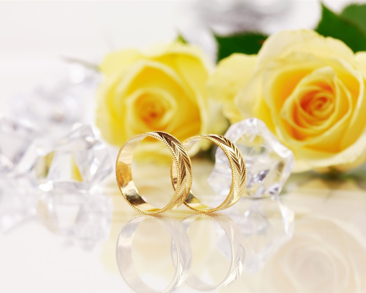 Bodas y fondos de escritorio de anillo de bodas (2) #2 - 1280x1024