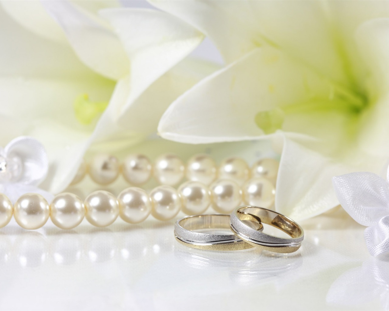 Свадьбы и свадебные кольца обои (2) #19 - 1280x1024