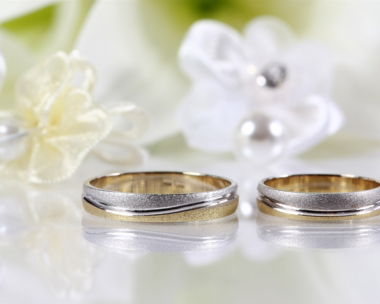 Свадьбы и свадебные кольца обои (2) #20 - 1280x1024