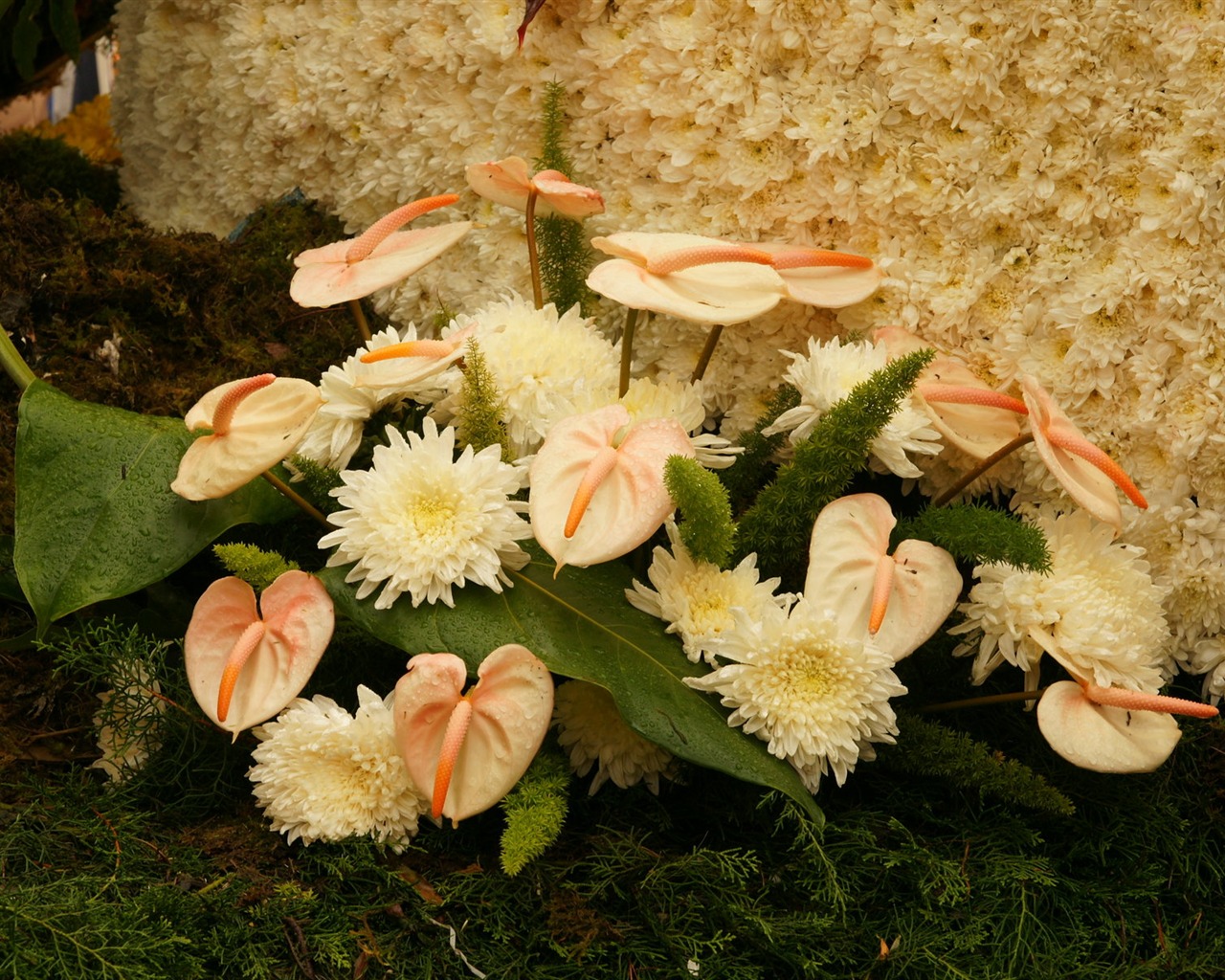 Bunte Blumen schmücken Tapete (3) #8 - 1280x1024