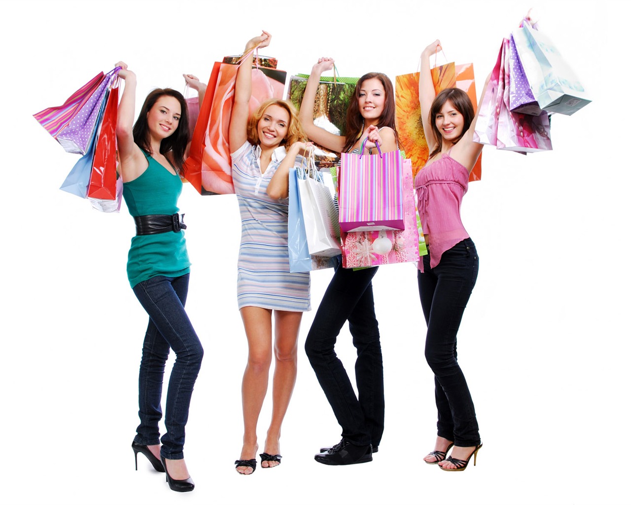 Shopping femmes HD Wallpaper (3) #14 - 1280x1024