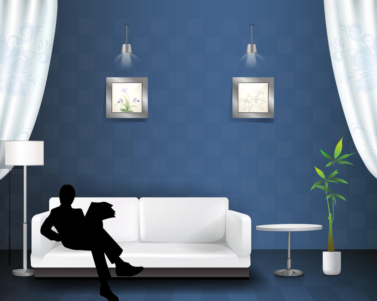 Vector home wallpaper (3) #7 - 1280x1024