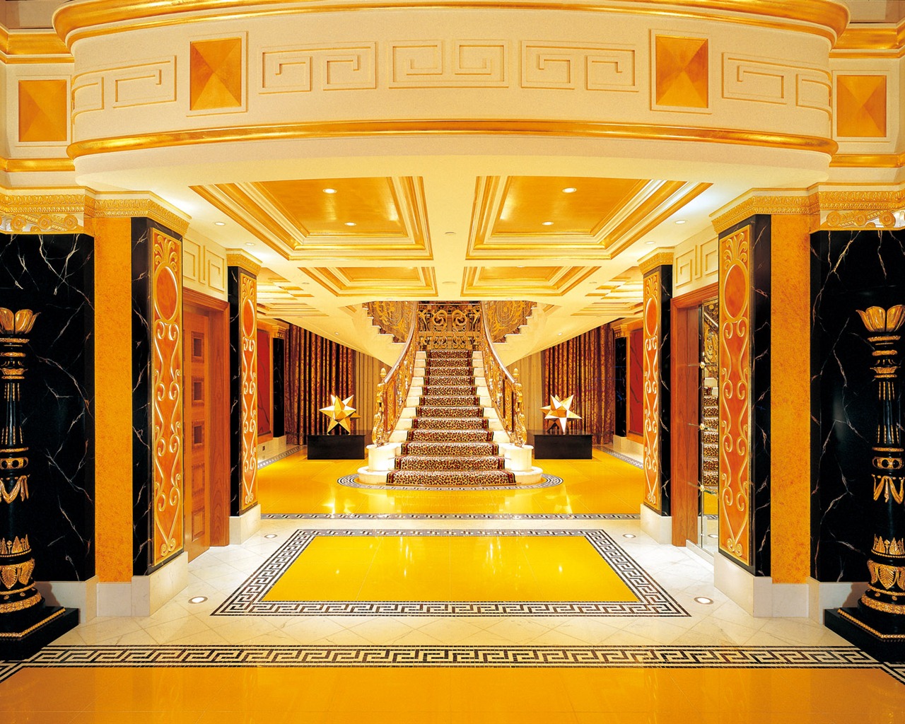 Sept étoiles hôtel Burj Dubai fonds d'écran #10 - 1280x1024