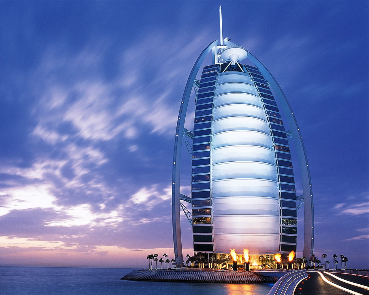 Sept étoiles hôtel Burj Dubai fonds d'écran #13 - 1280x1024