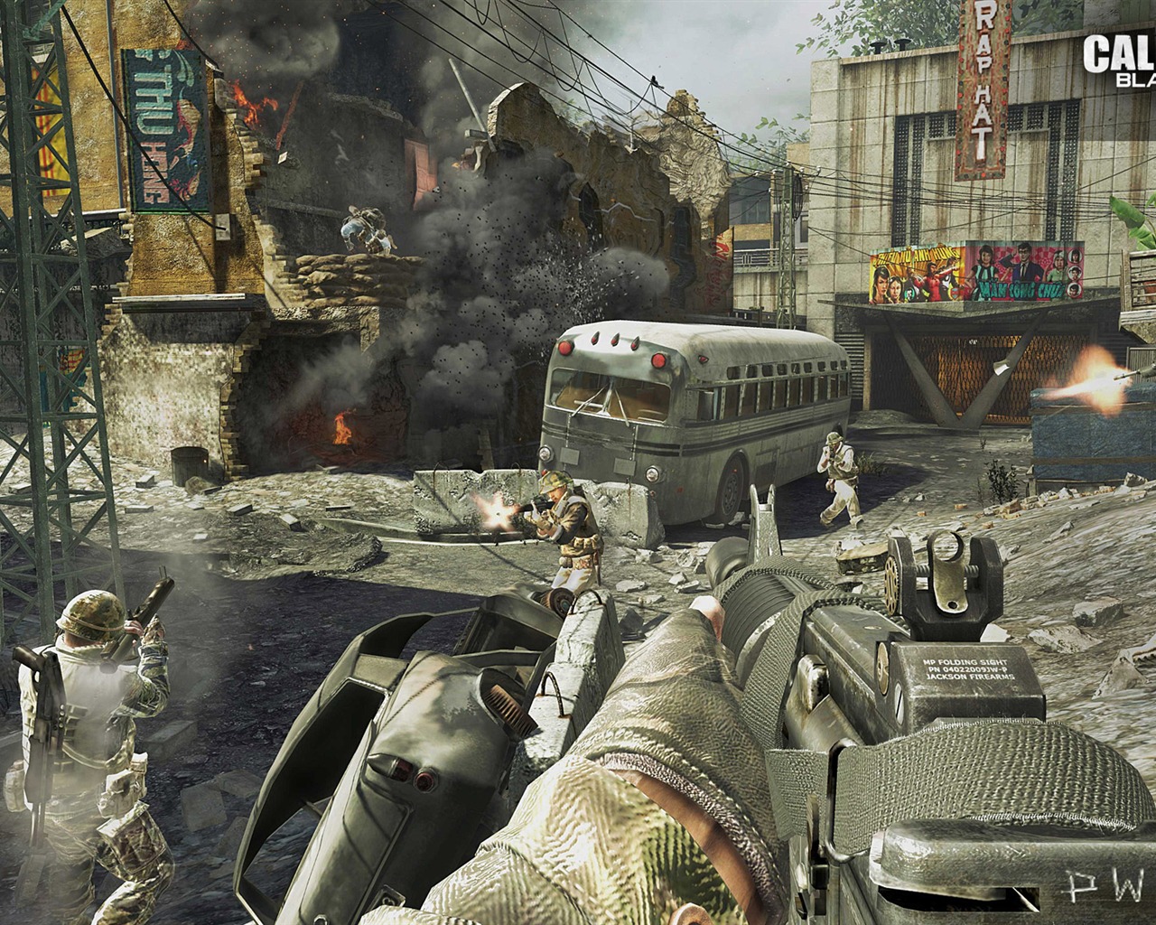 Call of Duty: Black Ops HD tapetu (2) #16 - 1280x1024