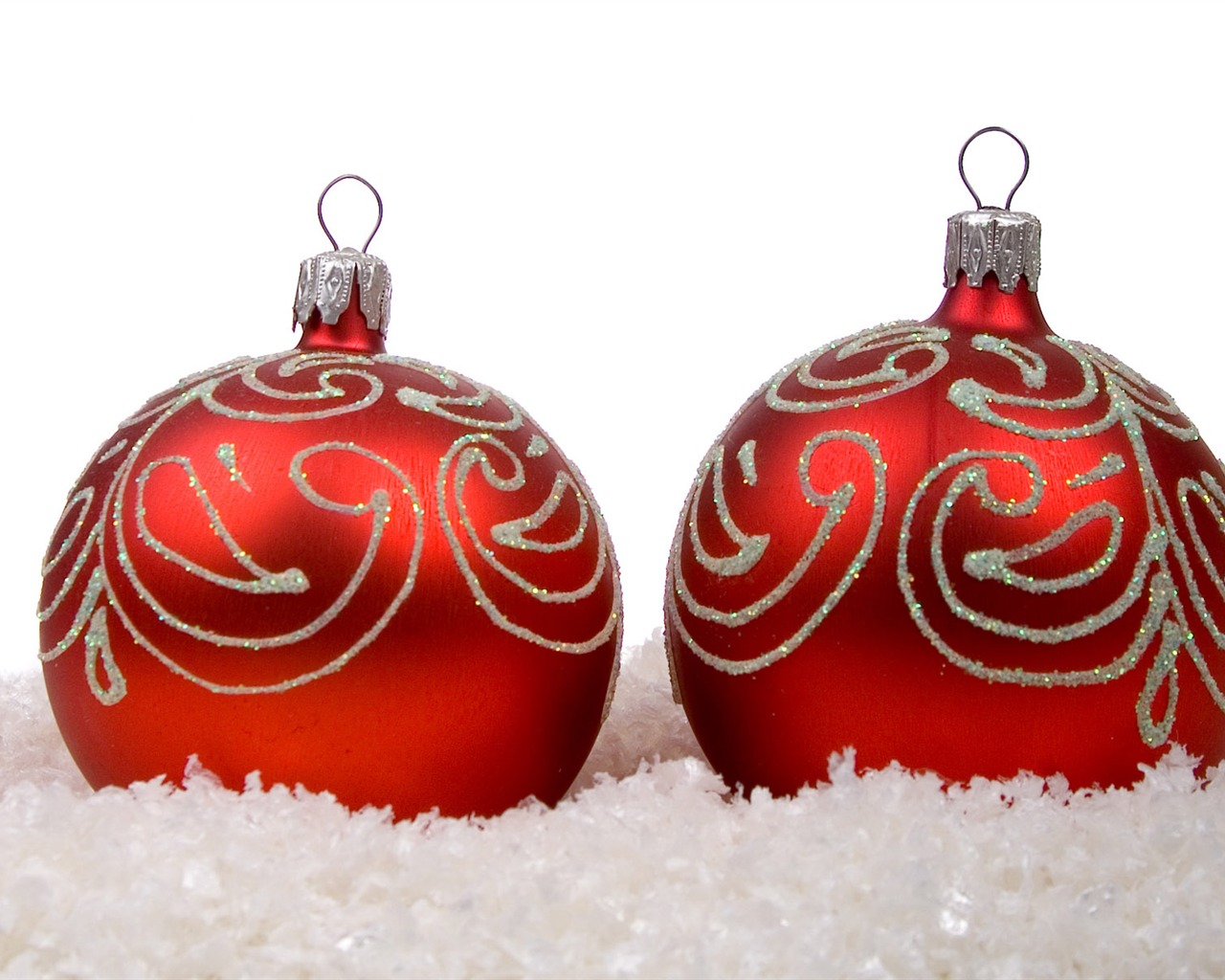 Рождественские шары обои (3) #15 - 1280x1024