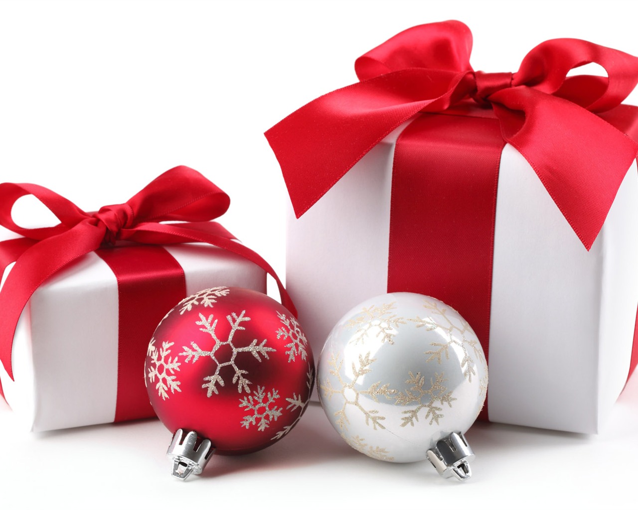 Рождественские шары обои (3) #17 - 1280x1024